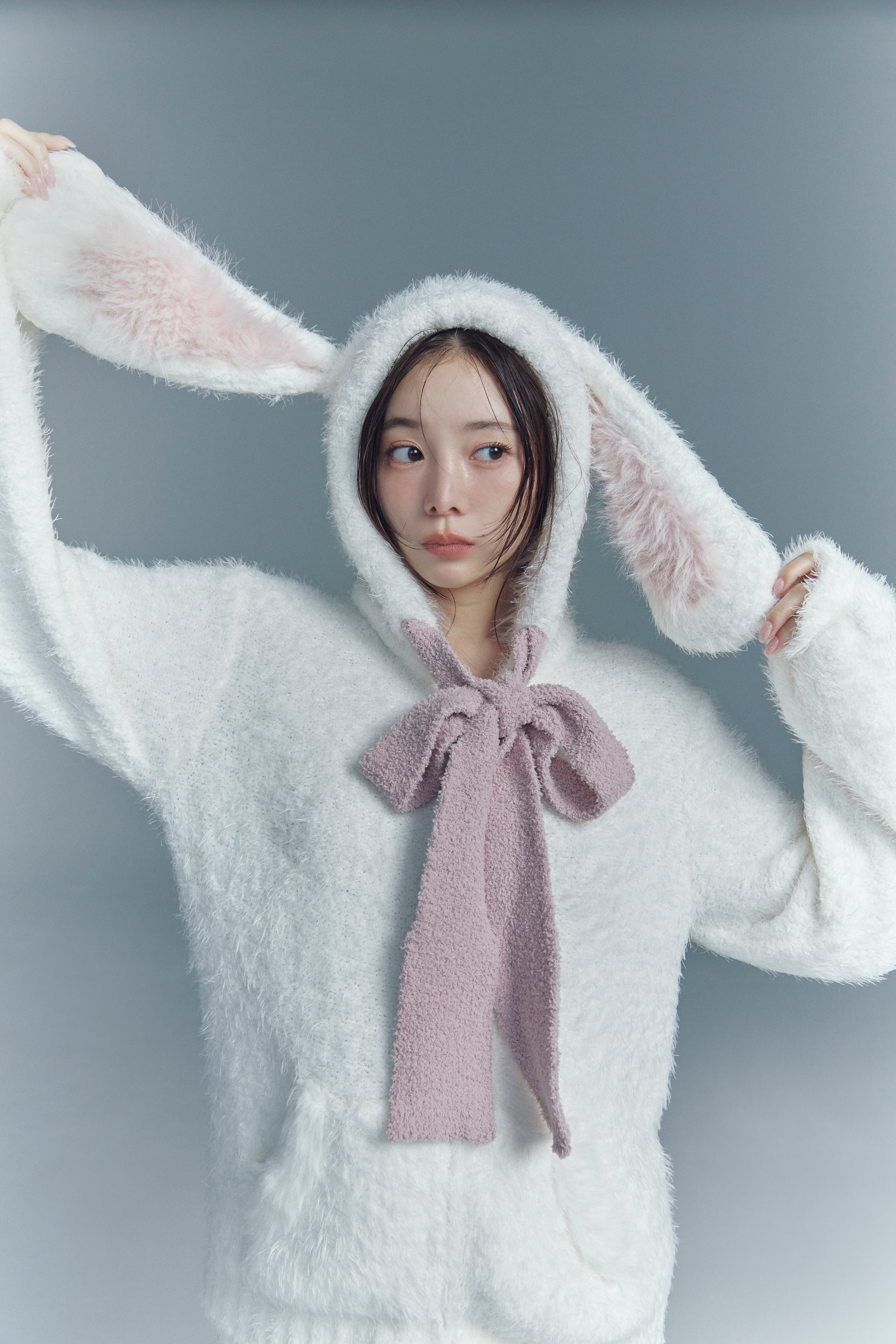 SNIDEL HOME＞白ウサギと黒猫をモチーフにした