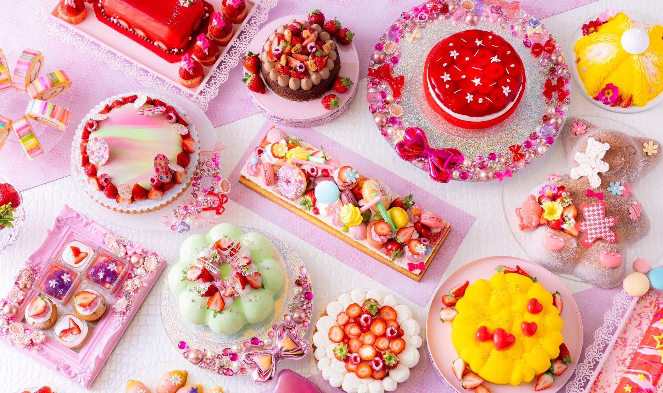 ヒルトン大阪 【ストロベリースイーツビュッフェ ～Strawberry in Pink