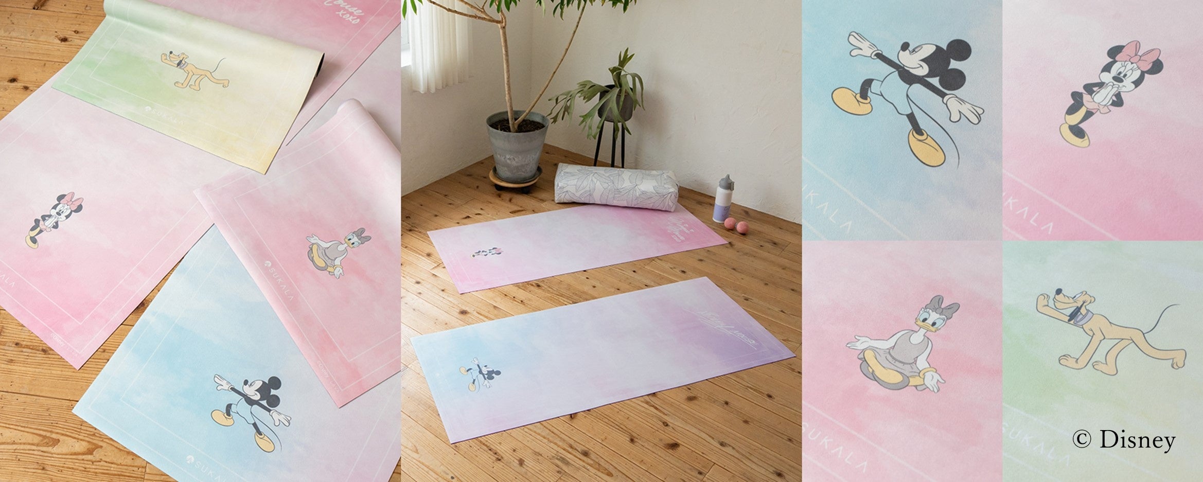 ディズニーキャラクターたちとヨガを楽しめる！LAVAよりディズニー