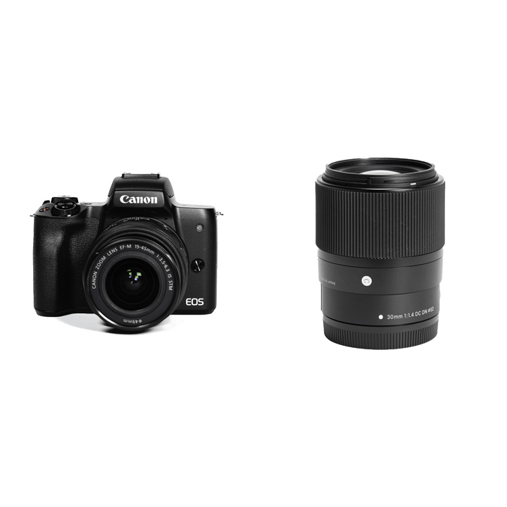 レンタル - Canon(キヤノン) EOS Kiss M2 EF-M15-45 IS STM レンズ