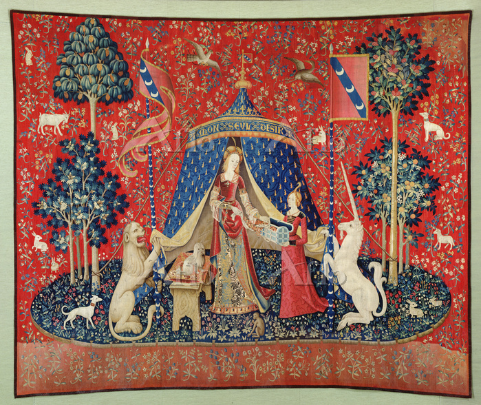 貴婦人と一角獣「我が唯一つの望みに」 [28241248]のアート作品 - アフロ