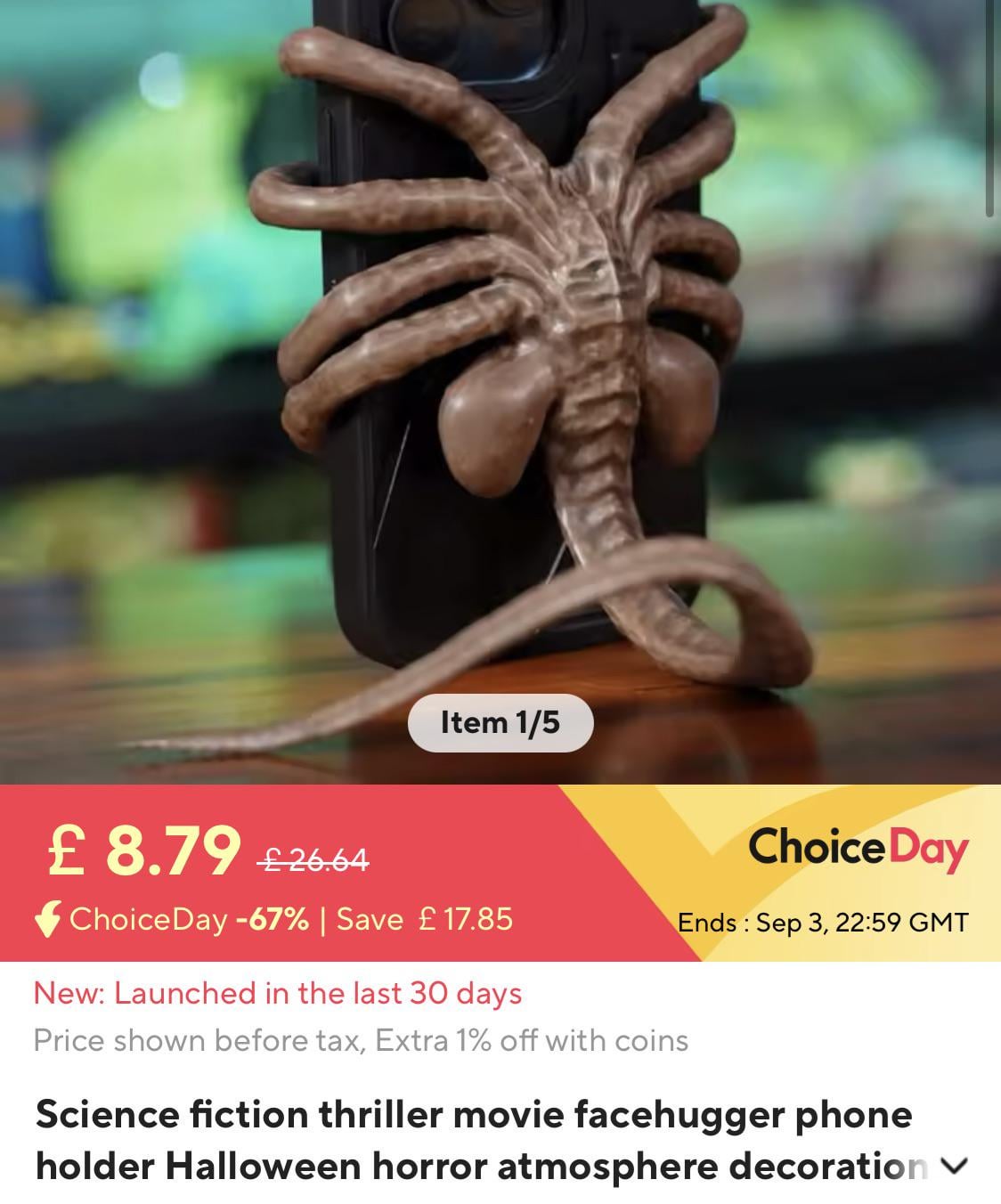 エイリアン：ロムルス フェイスハガー スマホケース : r/alien