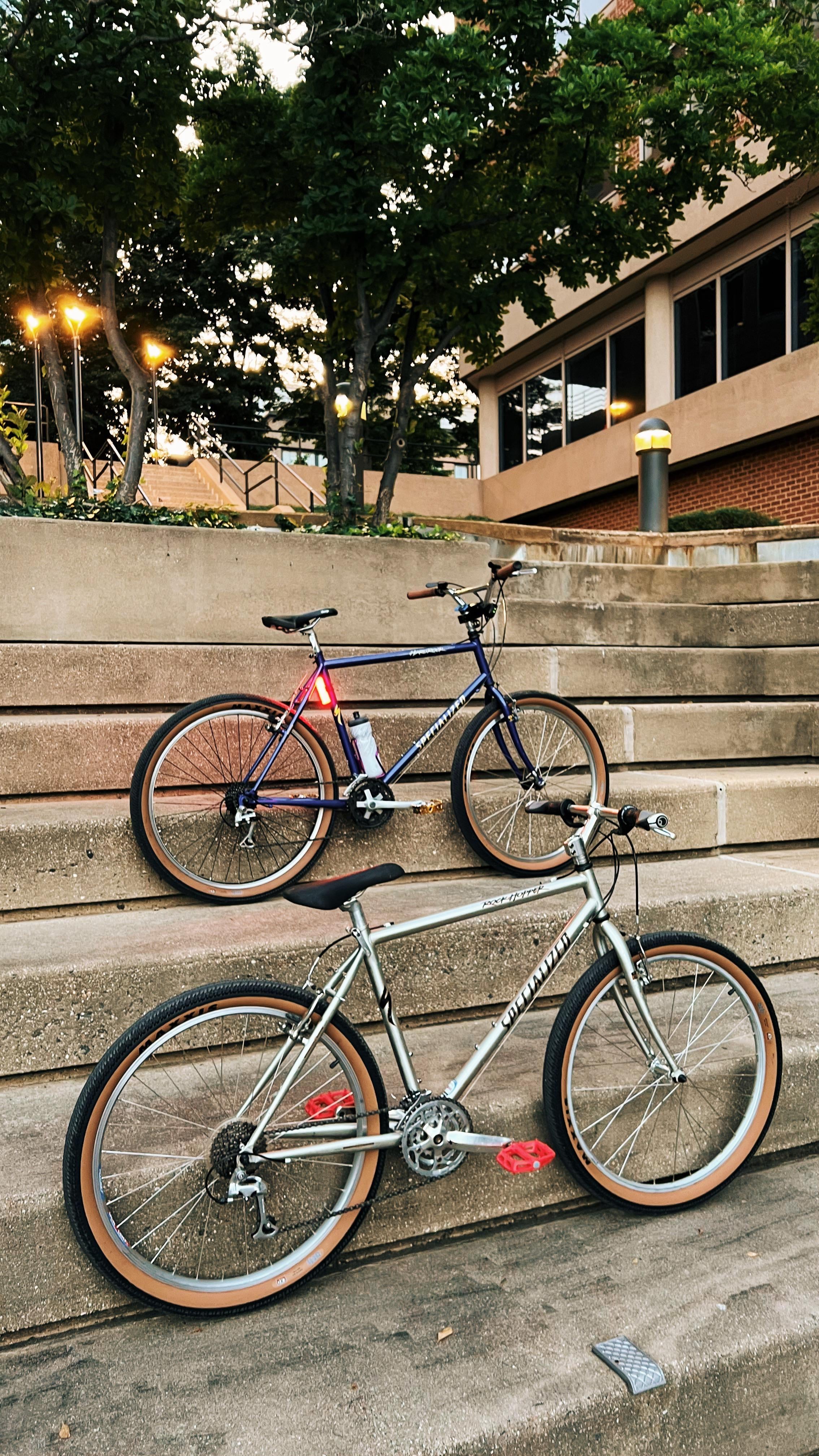 From streets to creeks, On my 1990 Specialized Hardrock. : r/xbiking