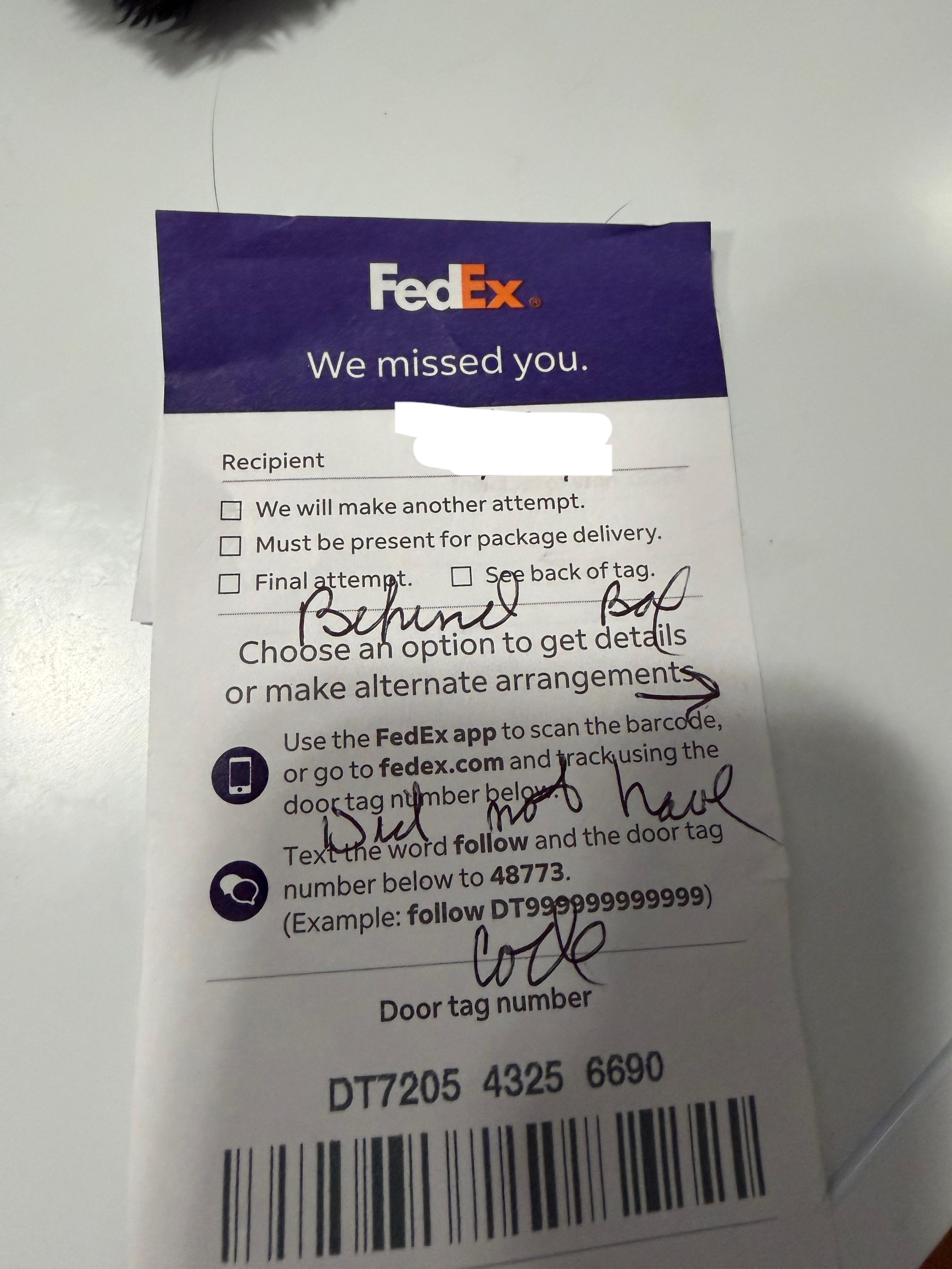 I hope this message gets to the FedEx driver : r/philly