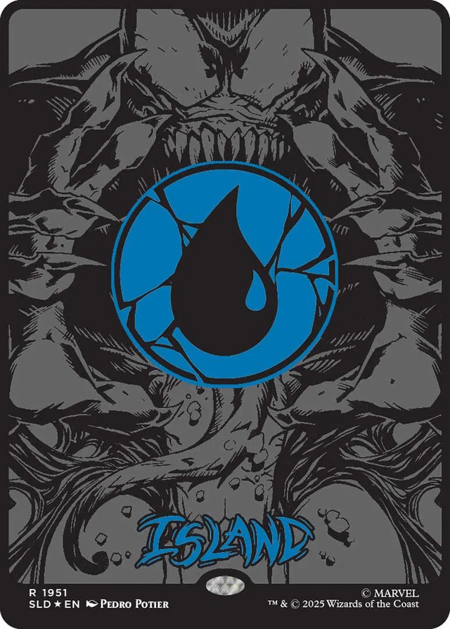 SLD] Secret Lair x Marvel's Spider-Man: Mana Symbiote (Raised Foil