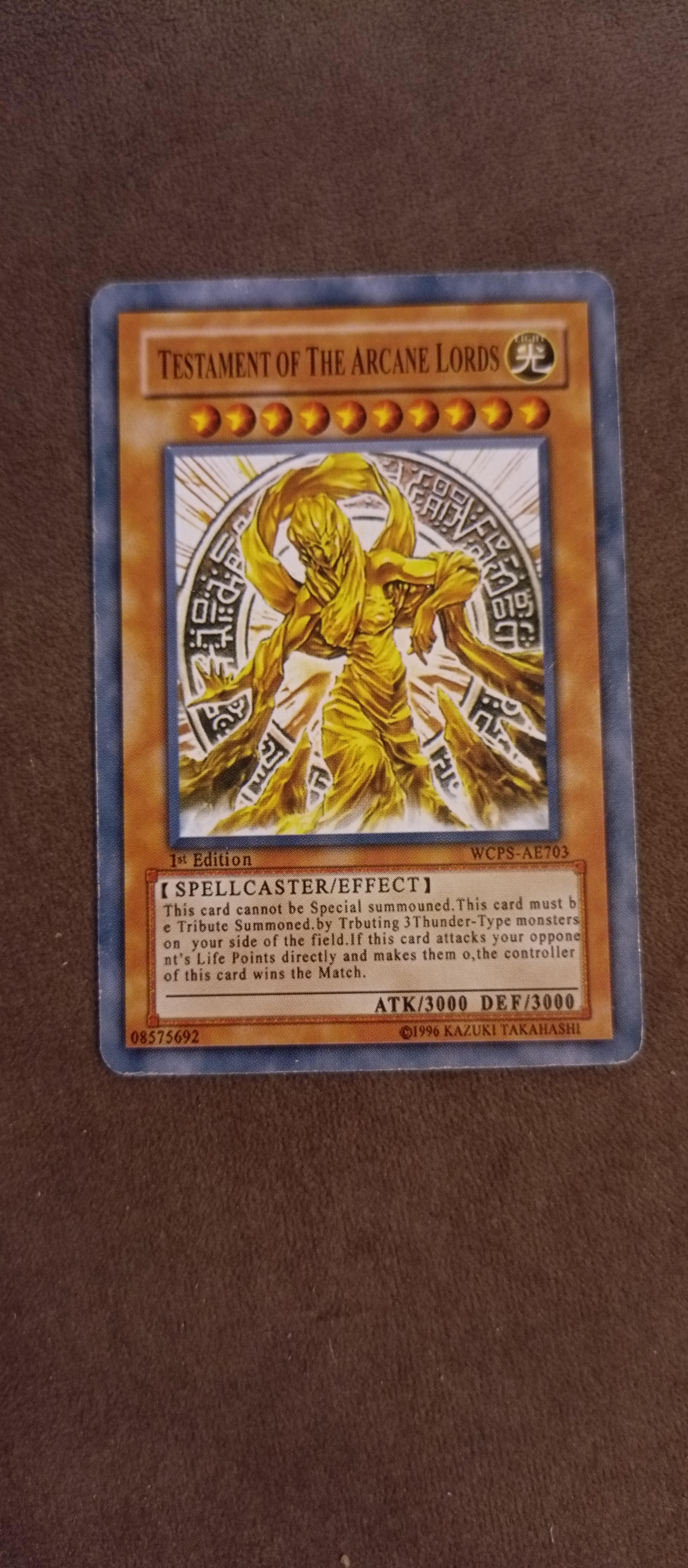 testament of the arcane lords : r/DuelLinks