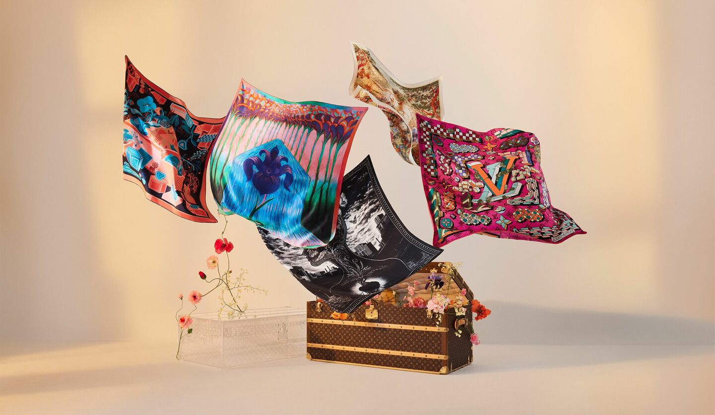 ルイ・ヴィトン】アーティストが描く心惹かれる世界！シルクスクエア