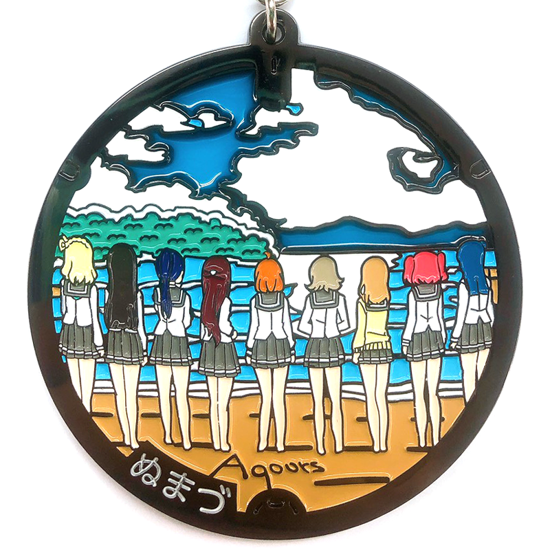 ラブライブ！サンシャイン!! ステンドグラスキーホルダー 沼津