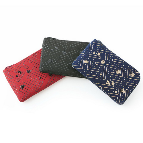 パックマンと伝統工芸「甲州印伝」がコラボ 財布やパスケースなど