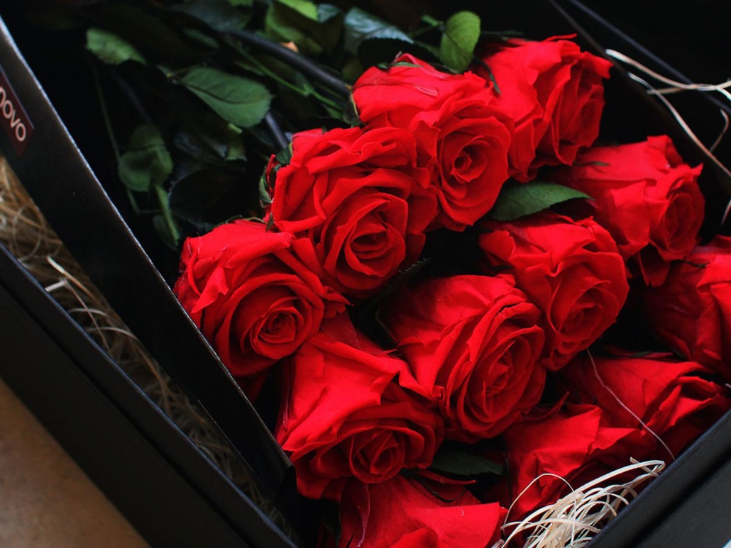 ダーズンローズボックスブーケ | PRESERVED FLOWER