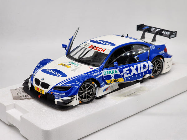 Minichamps 2012 BMW M3 DTM BMW Team RMG J.Hand Exide 1:18 - As New