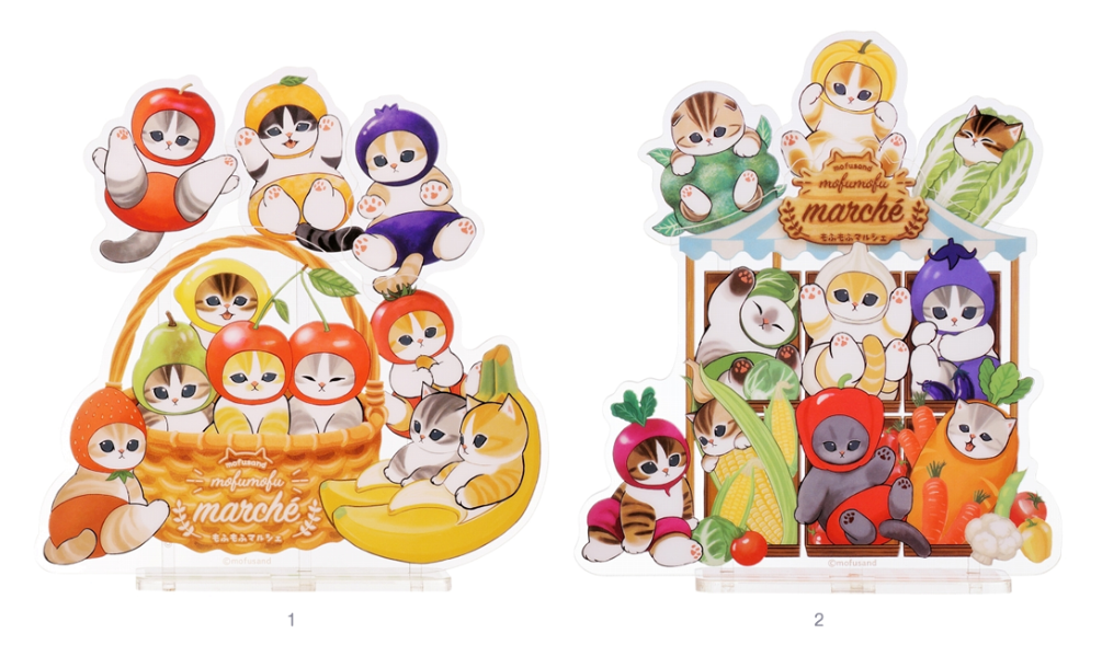 mofusand】4月5日から”もふもふマルシェ”スタートでお野菜にゃんたちが