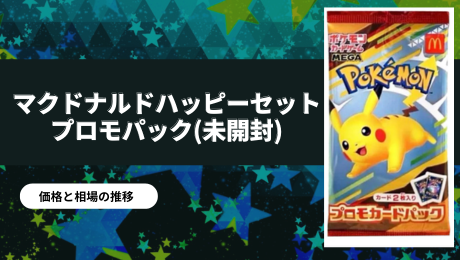 マクドナルドハッピーセットプロモパック(未開封)の買取価格/値段推移
