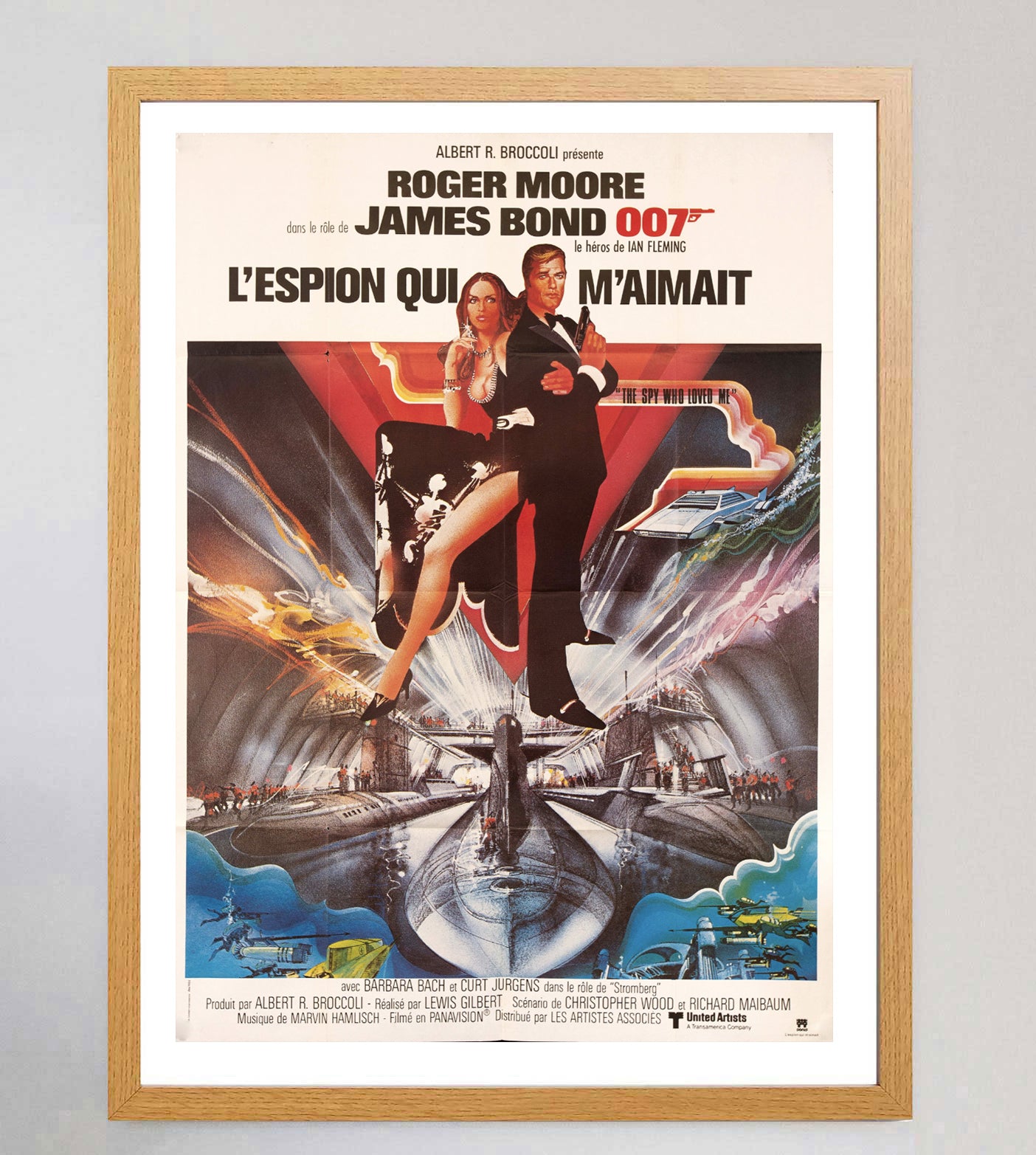 Shop The Spy Who Loved Me Original French Vintage Poster | Printed