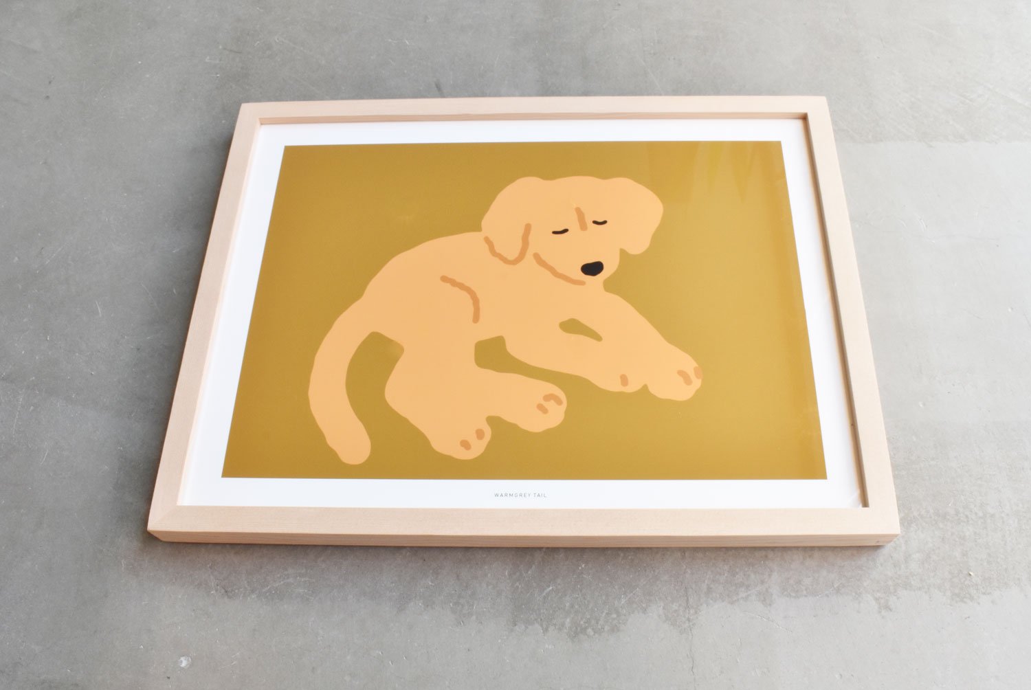 WARMGREY TAIL(ウォームグレーテール）/ SLEEPING DOG POSTER 300mm x