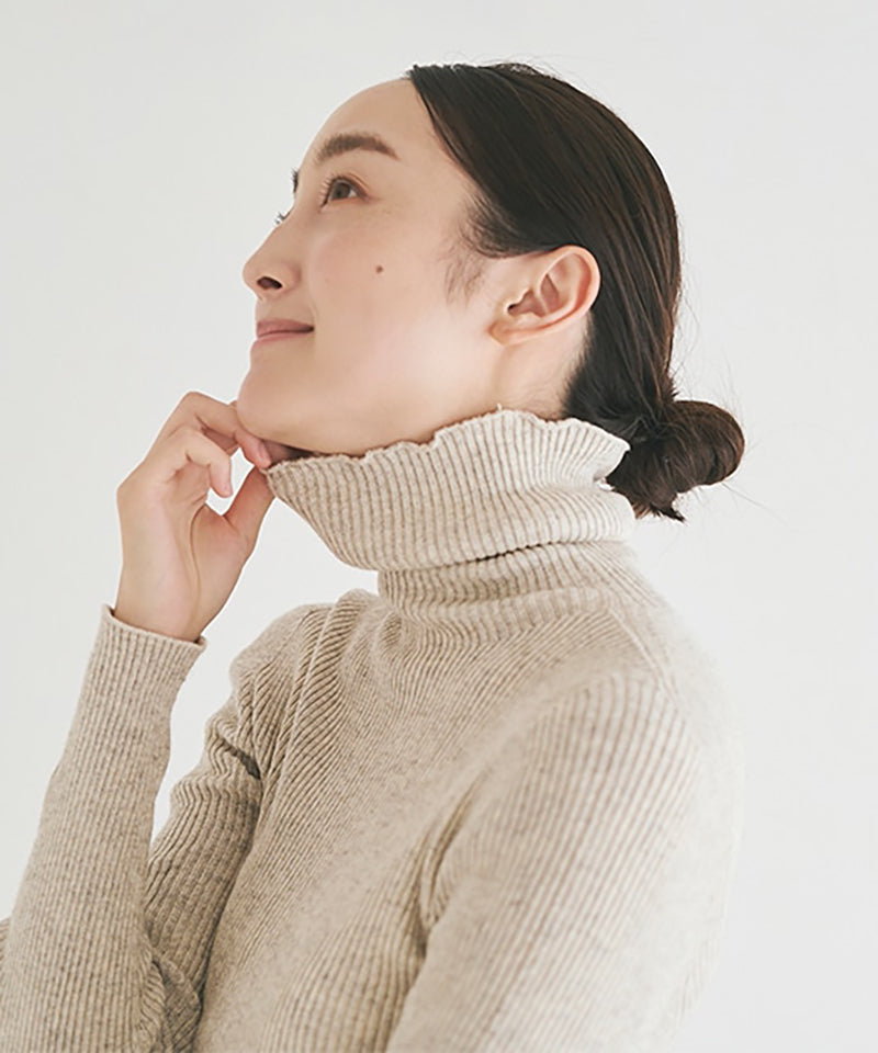 ヤクコットン 無縫製リブタートル / オーガニックコットン – PRISTINE