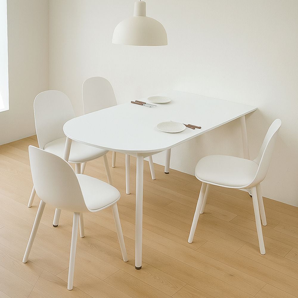 Daeun Damda HALF MOON 半楕円形 テーブル 120cm［2色］ ホワイト