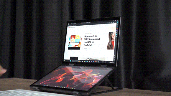 10.5インチのデュアルタッチスクリーンを搭載したノートPC「DEEKU