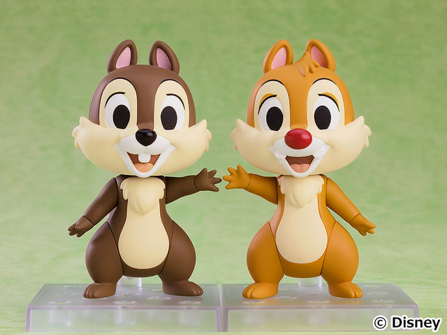 ディズニーキャラクター「チップ&デール」がデフォルメフィギュア