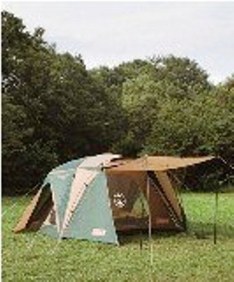 開放感、通気性抜群の大型テント＆インフレーターアイテム～ 4面から