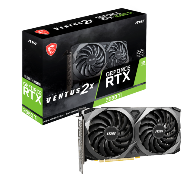 MSI、NVIDIA® GeForce RTX™ 3060Tiを搭載したグラフィックスカード