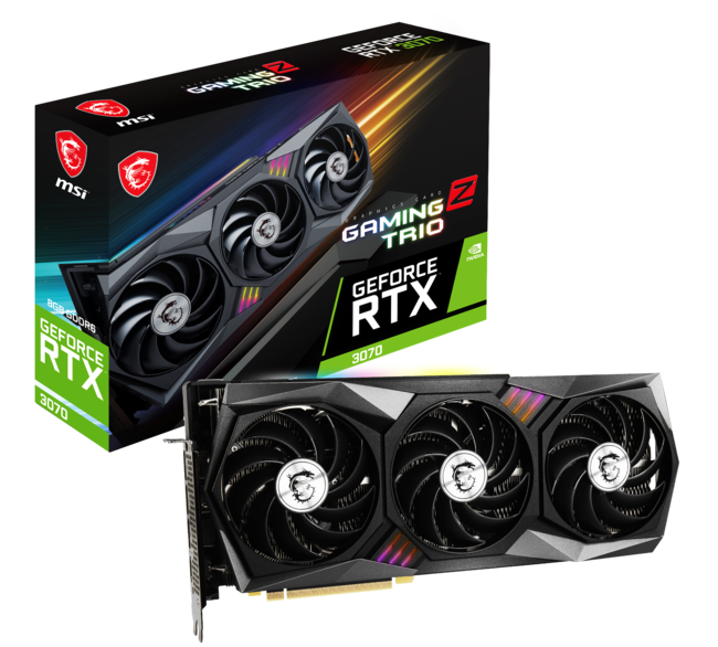MSI、NVIDIA® GeForce RTX™ 3070を搭載したグラフィックスカード