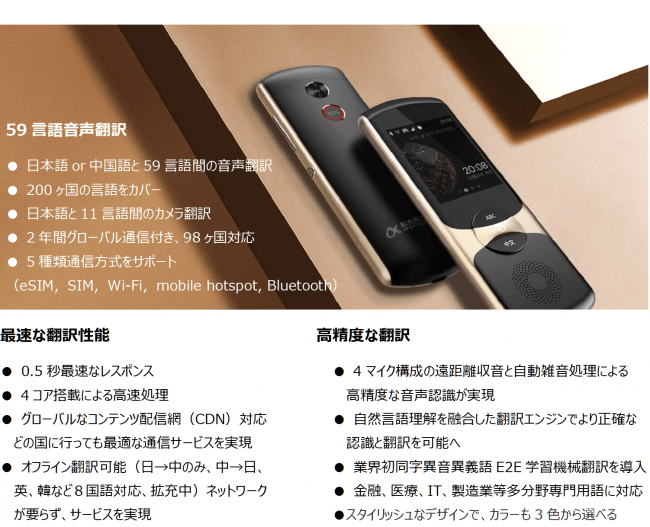 世界No.1の精度を誇るiFLYTEK翻訳機の日本販売開始のご案内 | iFLYTEK
