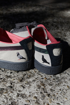 東京とNYの象徴である”カラス”、”鳩”をコンセプトに、「PUMA SUEDE