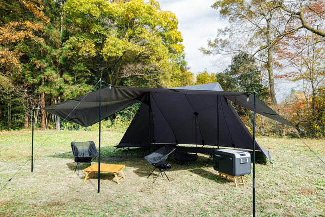 コンパクト収納できるのに使用時は超ロングサイズ！ tent-Mark DESIGNS