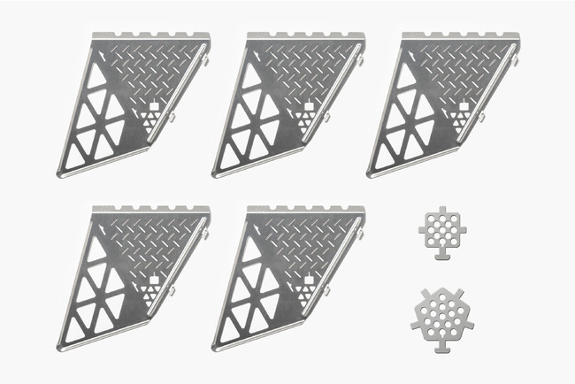 2021年度グッドデザイン賞受賞！組み立て式焚き火スタンド「MOSS FIRE