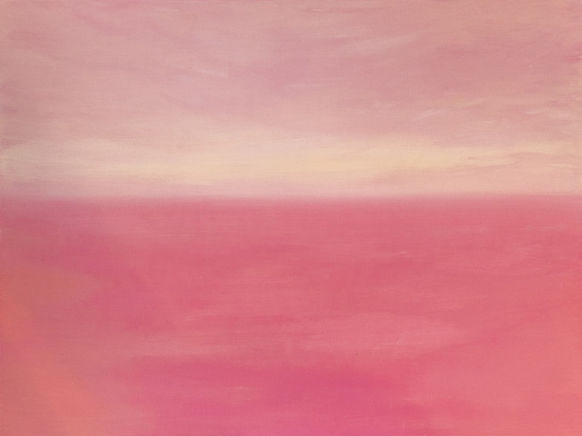 ハワイの離島で千年後の未来の風景を描く画家・山崎美弥子による個展が