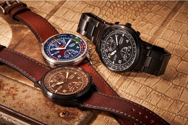 フォッシルより、デュアルタイム機能を搭載したハイブリッドスマート