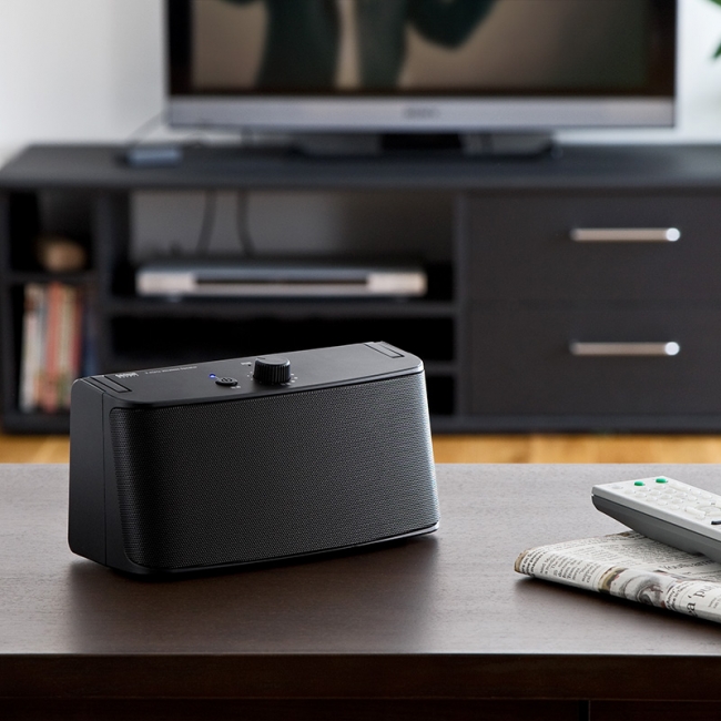 テレビの音を手元で聴けるテレビ用ワイヤレススピーカーを8月10日発売