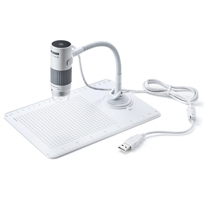 気軽にミクロの世界を確認できる、最大光学倍率250倍のUSBデジタル