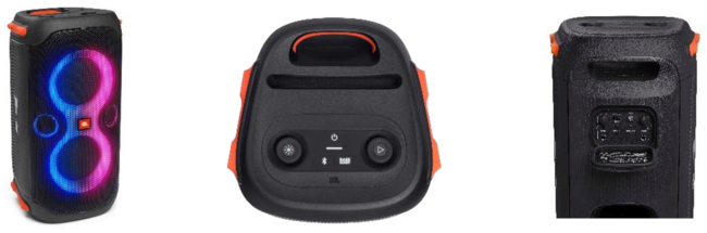 大型スピーカーならではのダイナミックな音楽と光の競演！ 防滴機能と