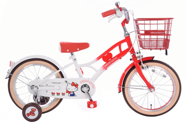 親子で乗って楽しい、おそろい自転車「ハローキティ16/18」と「ハロー