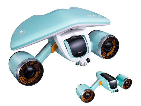 今夏新発売予定のSUBLUE社製水中スクーター「SEABOW」「Swii」をマリン