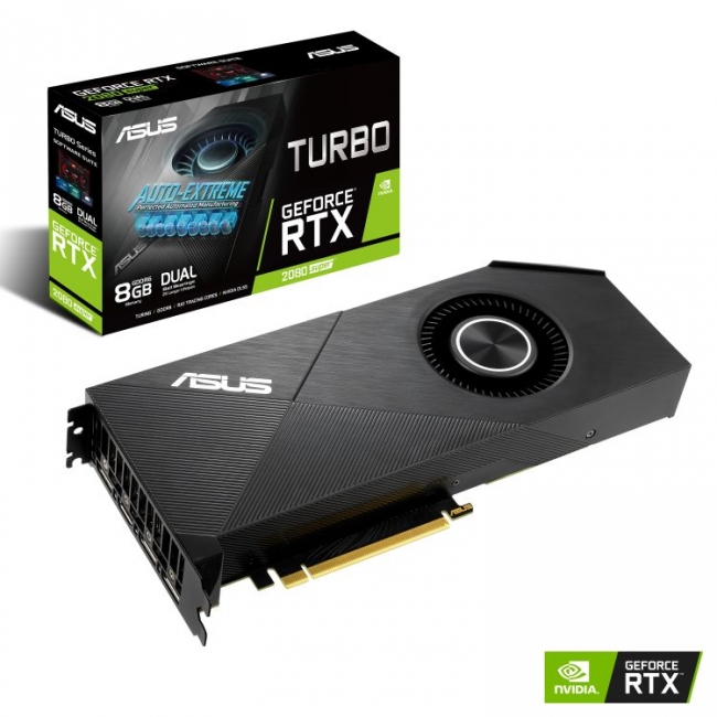 GeForce® RTX 2080/2060 SUPER を搭載した、外排気式クーラー採用