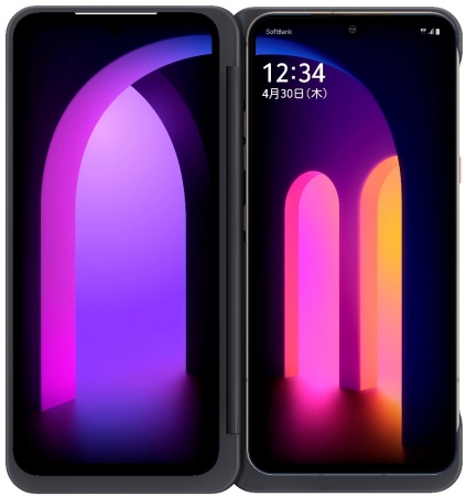 LGデュアルスクリーン」による革新的な操作性 5G対応の2画面