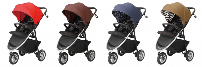 人気の3輪ベビーカーがバージョンアップ！パンクしないメンテナンス