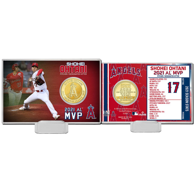 大谷翔平MVP記念グッズ、新人王受賞時の“9倍”の売行きに＞MVP記念