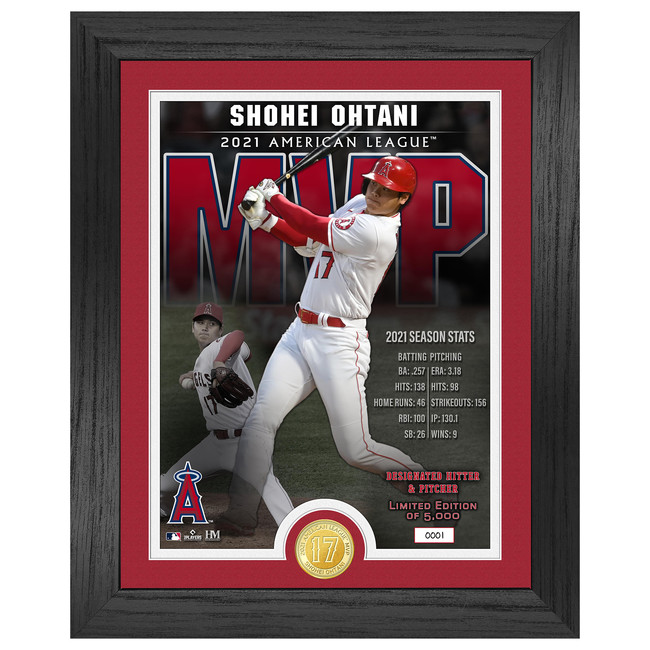 大谷翔平MVP記念グッズ、新人王受賞時の“9倍”の売行きに＞MVP記念