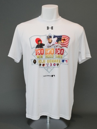 上原浩治投手 日米通算「100勝100ホールド100セーブ」達成記念グッズを