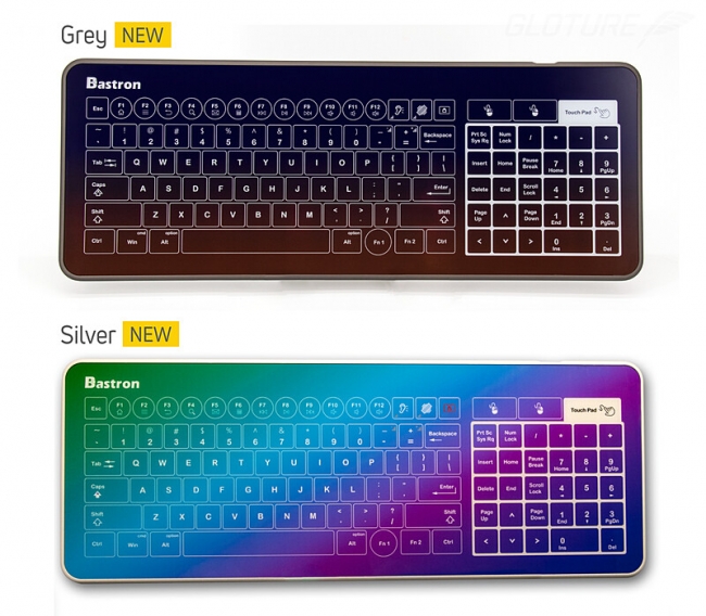 近未来デザインの高品質・高耐久なガラス製ハイエンド・キーボード