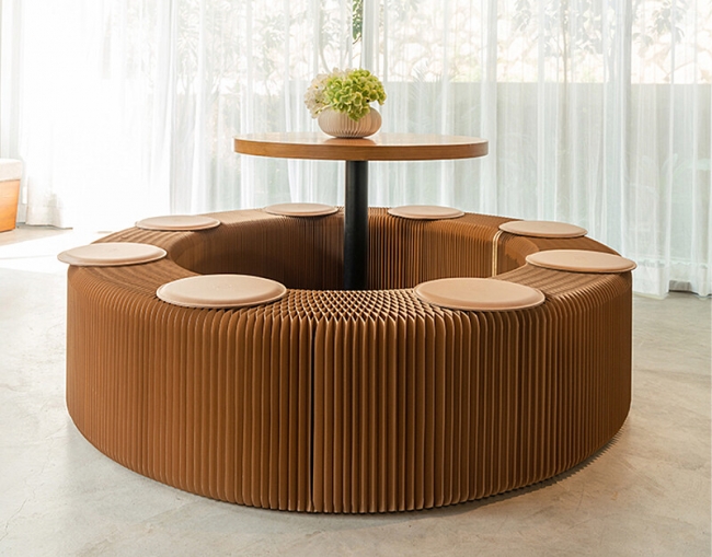 再入荷しました！】「ih paper製ペーパー・ベンチ」インテリアに合わせ