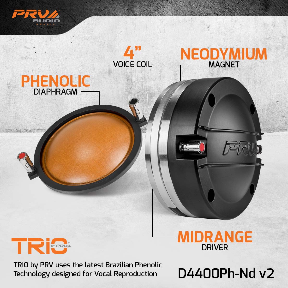D4400Ph-Nd v2 - PRV Audio