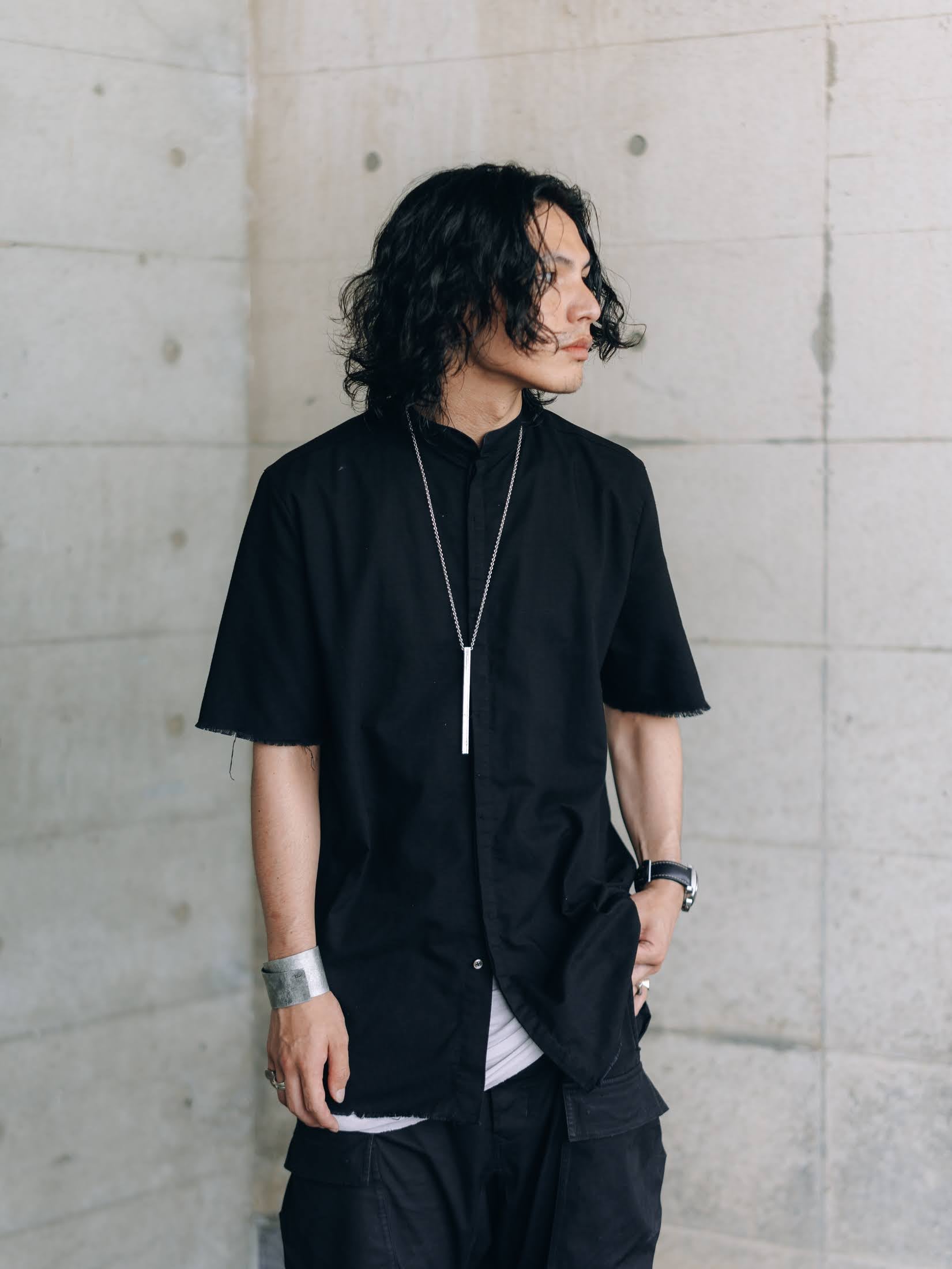 Pry Stannum Leather Bracelet 001