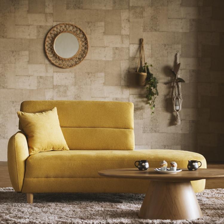 アリー 2Pソファ YE(イエロー): ソファ・リビング家具