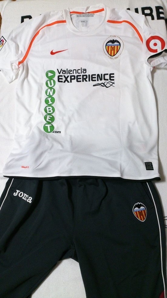 NIKE バレンシア 08/09 ユニフォーム ホーム 半袖 287513 105 代表