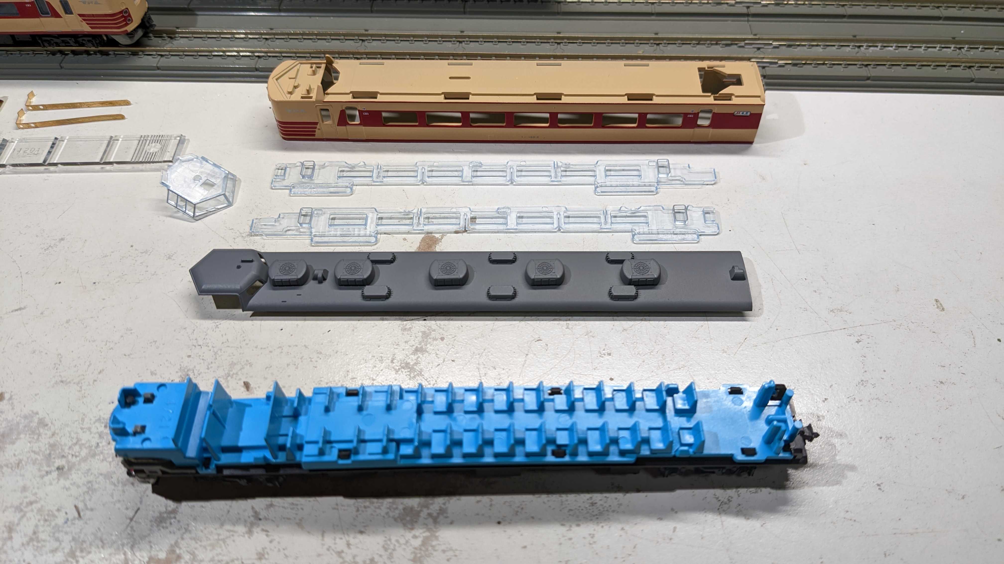 🔵🔧①kato 10-528/529 189系 国鉄色 (あさま) 基本5両 増結7両 入線